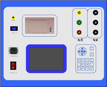 變壓器短路阻抗測(cè)試儀廠家面板背板