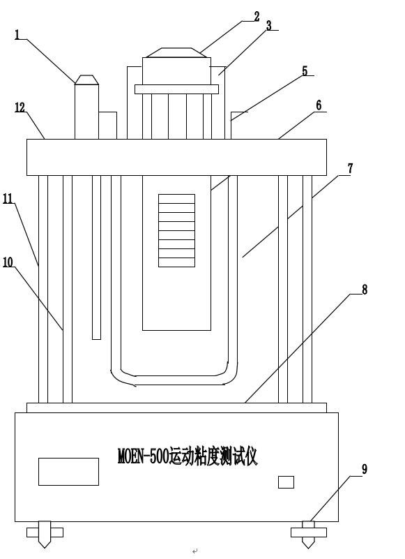 石油產(chǎn)品密度測(cè)定儀面板圖