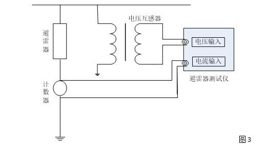 氧化鋅避雷器測(cè)試儀在線接線圖