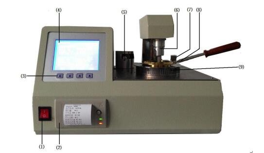 開(kāi)口閃點(diǎn)測(cè)定儀正面